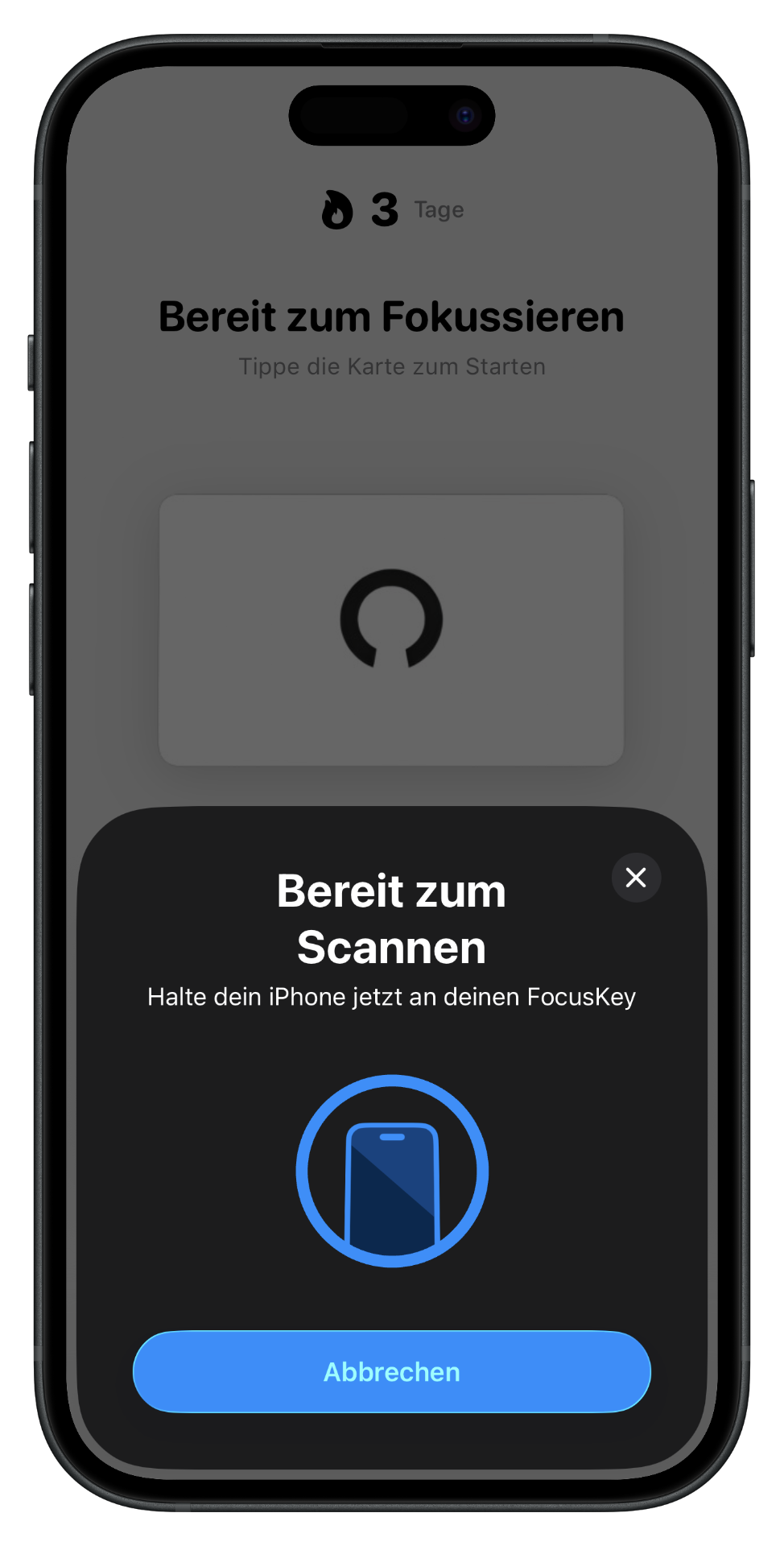 Karte scannen